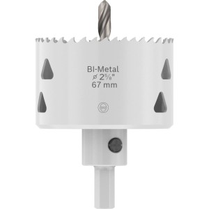 Bosch Lochsäge Multi Material, Ø 67mm, mit Aufsteckhalter, silberfarben.