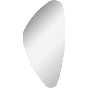 Fackelmann Spiegel Organic, 40 cm, mit ungewöhnlicher Form für Bad und WC.