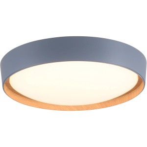 Just Light. LED-Deckenleuchte Emilia Grau Ø 40 cm