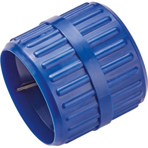 LUX Rohrentgrater Comfort, blau, für Rohre von 4-38 mm. Werkzeug zum Entgraten von Metall.