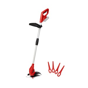 Einhell Akku-Rasentrimmer GC-CT 18/24 Li Solo mit Kunststoffmessern. Ideal für Rasenflächen und Rasenkanten.