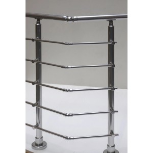 Eckverbindungsset aus Aluminium für Handlauf & Geländer, 5er Gelenk-Set für 0-90° Ecken.