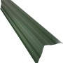 Ortgangwinkel Trapez, nadelgrün, 11,5x11,5x100 cm, für Dachbleche.