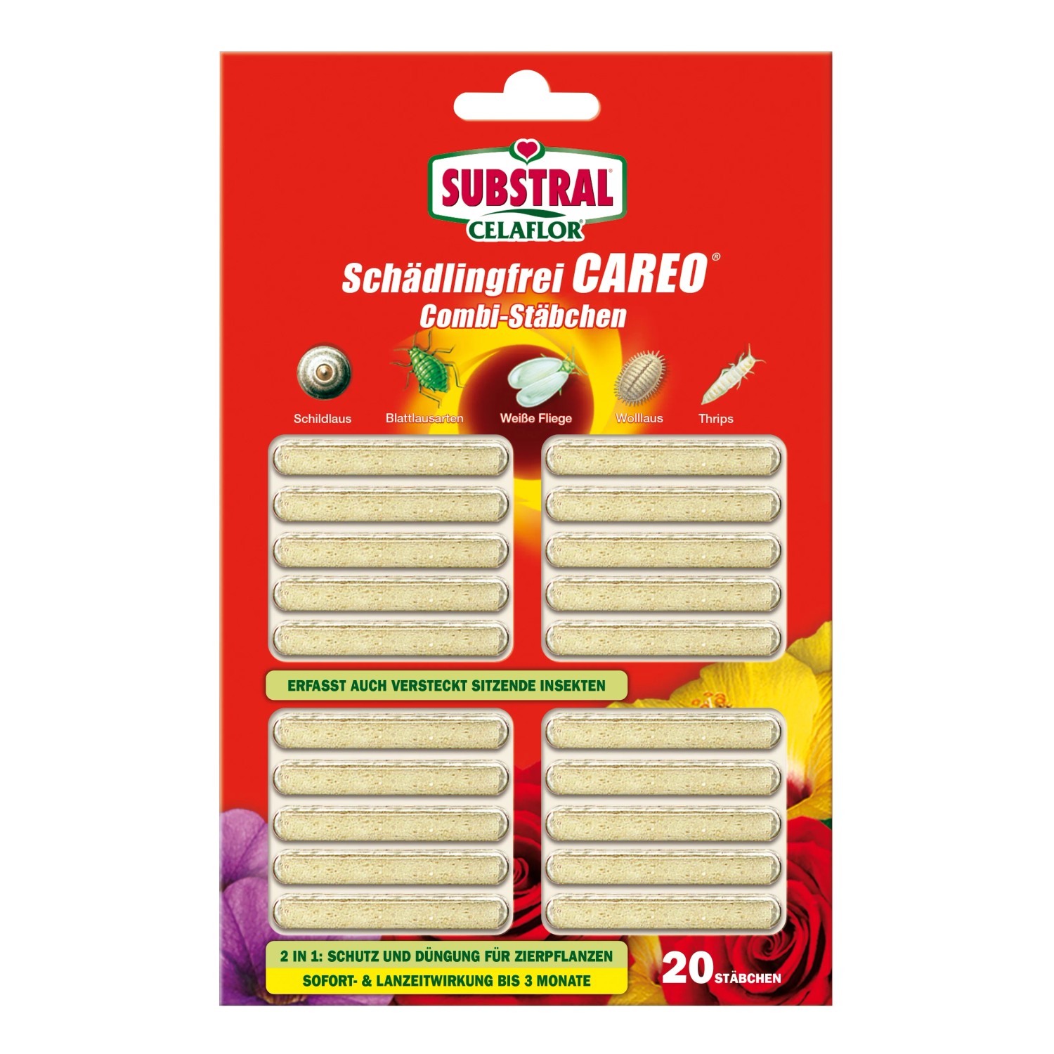 Schadlingsfrei Careo Combi Stabchen