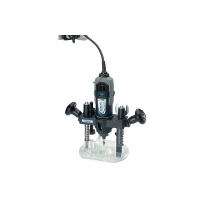 Dremel Oberfräsenvorsatz 335 JA für präzises Fräsen mit Dremel Miniaturwerkzeugen.