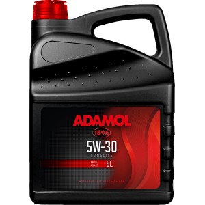 Adamol 1896 5W-30 Longlife Motorenöl im 5l Kanister für optimalen Verschleißschutz.
