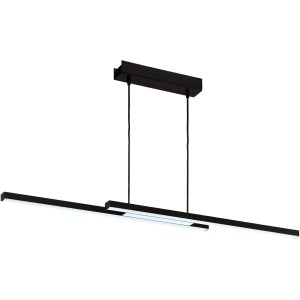 Moderne Eglo LED-Hängeleuchte Fraioli-Z, 2-flammig, schwarz-weiß, für stimmungsvolle Beleuchtung.