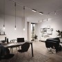 Wohnraum mit Paulmann URail Schienensystem in Signalweiß, flexibel und modern.