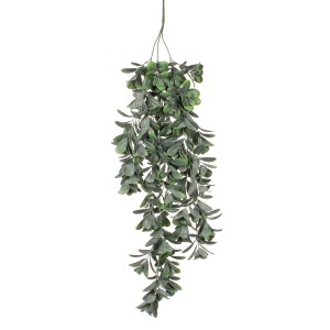 Mica Decorations Crassula hängende Kunstpflanze Grün H 79 cm