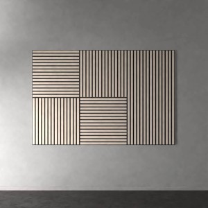 Akustikpaneel Lino Powder, MDF schwarz, Filz schwarz, 60x60cm, 2er Set zur Wand- und Deckenmontage.