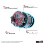 Innenansicht Akku-Kettensäge Fortexxa 18/30 Motor: Bürstenloser Motor mit mehr Leistung, Laufzeit und Lebensdauer.