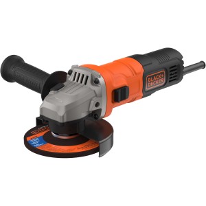 Black+Decker Winkelschleifer BEG010, 710 W, 115 mm Scheibe, mit Zusatzhandgriff.