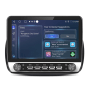 Junsun 10 Zoll Autoradio für Smart Fortwo mit HD Touchscreen, Android System, Drehknöpfen und USB.