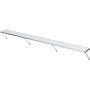 KGT Hängebord Linea II, Alu blank, 26 cm tief, für Gewächshaus. Praktisches Zubehör für mehr Ordnung.