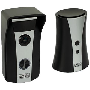 Burg-Wächter Door eGuard Video Bell DG8500: Video-Türklingel Set mit Kamera und Gegensprechanlage.