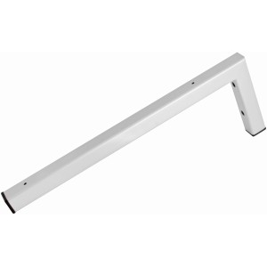 Fackelmann Winkelhalter Hype, 46 cm, grau, zur Badmöbel-Montage.