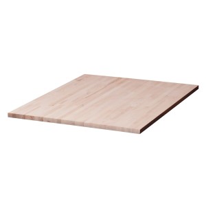 Tischplatte Buche, 180x80x2,7 cm, unbehandelt, ideal für individuelle Tische.