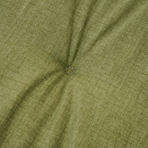 Siena Garden Banksitzkissen Comfort, 110x44x7 cm, olivefarben, mit Knopf.
