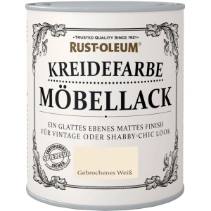 Dose Rust-Oleum Kreidefarbe Möbellack, gebrochenes Weiß, matt, für Vintage-Look.