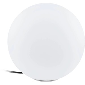 Weiße Eglo Monterolo-Z Außen-Lichtkugel, Ø 30 cm, für den Garten oder die Terrasse.
