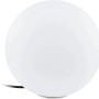 Weiße Eglo Monterolo-Z Außen-Lichtkugel, Ø 30 cm, für den Garten oder die Terrasse.