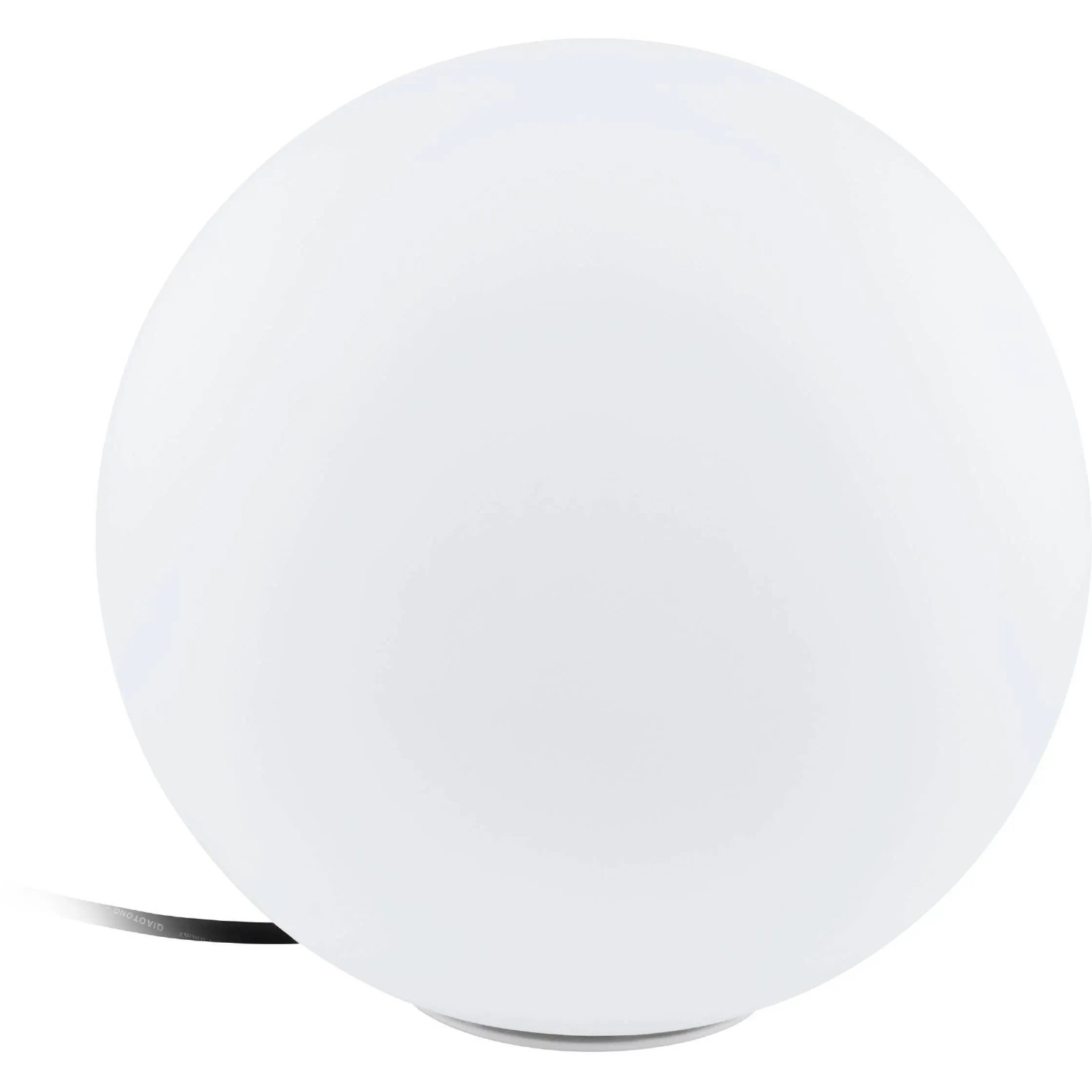 Weiße Eglo Monterolo-Z Außen-Lichtkugel, Ø 30 cm, für den Garten oder die Terrasse.