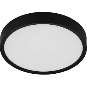 Eglo LED Deckenleuchte Giglio 6 cm x Ø 34 cm Schwarz-Weiß