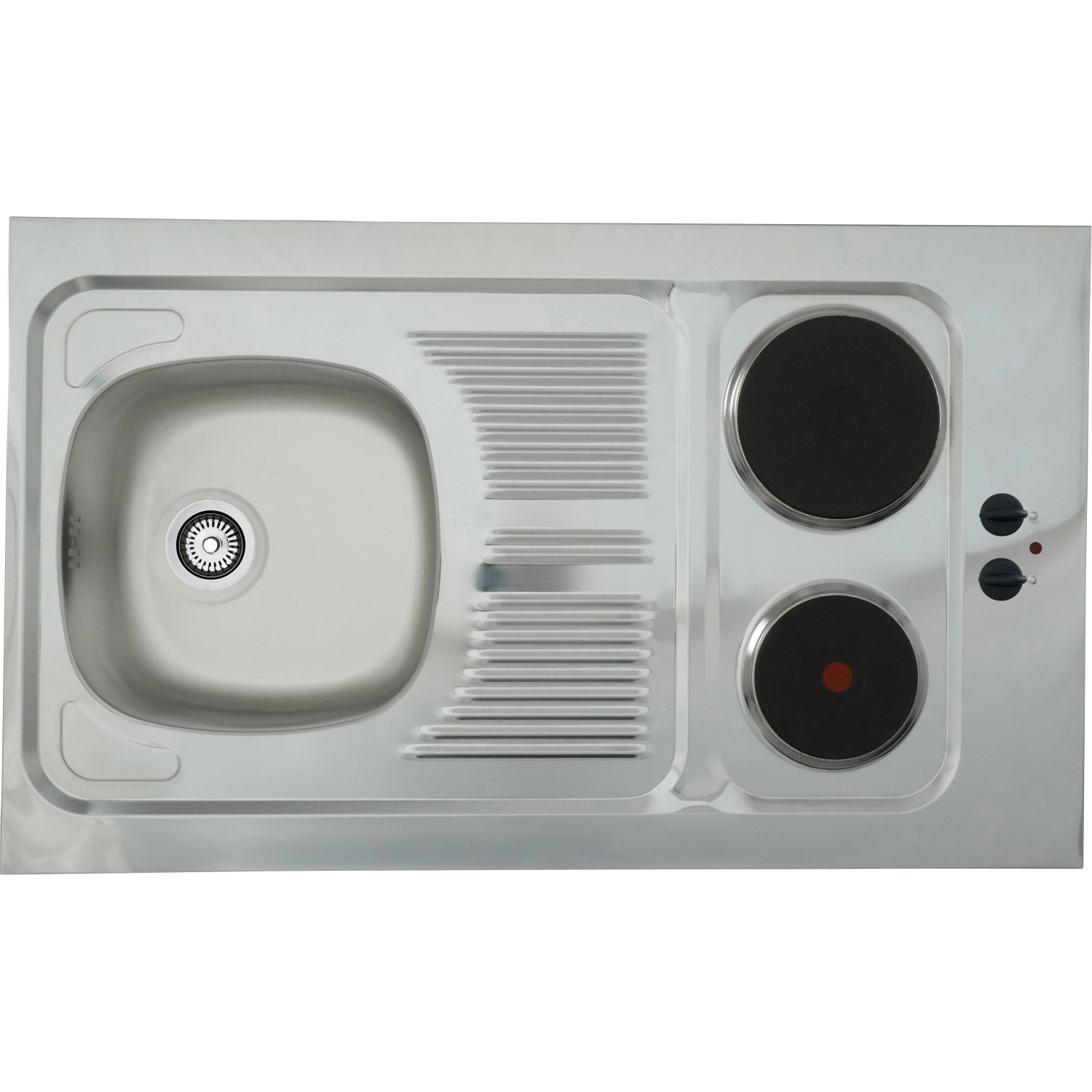 Respekta Miniküche Levin 100 cm, mit Kochmulde + Oberschrank_6