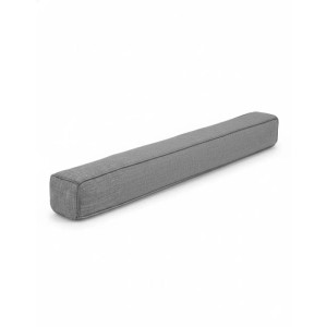 Grauer Beautissu Zugluftstopper Levante OM, 80cm, für Tür- und Fensterdichtungen.