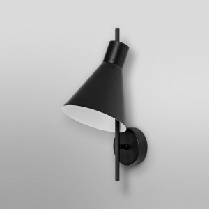 Schwarze Ledvance Wandlampe Decor Tokio, 32 cm, im japanischen Stil. Dekorative Wandleuchte für Innenräume.