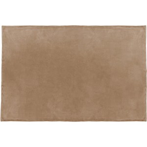 Beige Mikrofaserdecke, 130x160 cm, ideal als Kuscheldecke oder Überwurf.