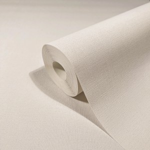 Rolle Marburg Vliestapete Jackie 3 Beige Uni, moderne, textile Optik.