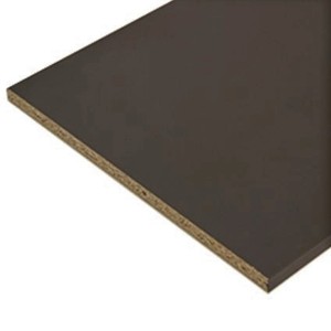 Anthrazit Möbelbauplatte (260x40x1,9cm) für Regale und Möbelbau.