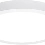 Weiße, runde Ledvance Smart+ WiFi Einbauleuchte Surface Downlight, Durchmesser 40 cm.