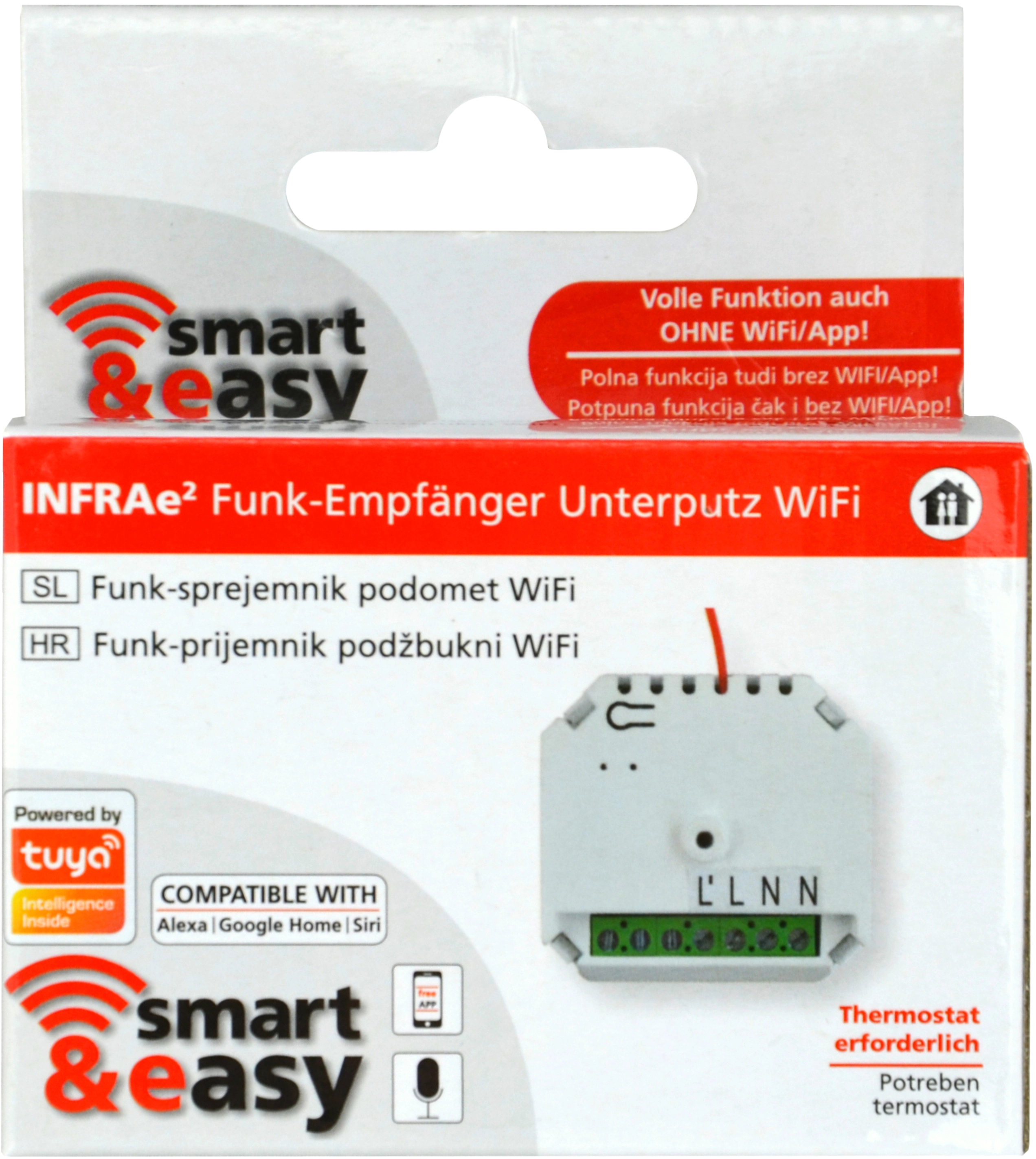 Thermoschaltsteckdose Infrae Smart & Easy WiFi Weiß kaufen bei OBI