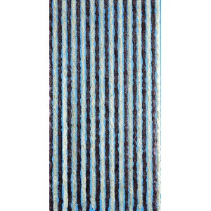 Türvorhang Flauschi, braun-beige, 100x200 cm, dichter Fliegenvorhang für Wohnräume.