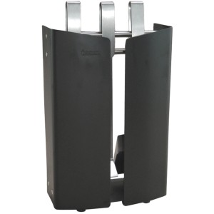 Aduro Kaminbesteck Proline 2, 3-teilig, Stahl schwarz, mit Schürhaken, Besen und Schaufel.