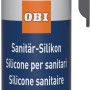 OBI Sanitär-Silikon, transparent, 100ml Kartusche für Bad und Küche.
