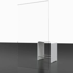 Schulte Schiebetür Trend 2.0, Mattschwarz, 200x120cm, für Nische. Duschwand mit klarem Glas.