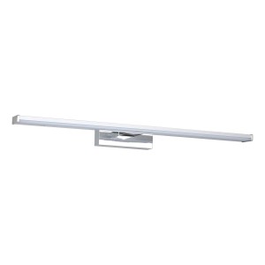 EGLO LED-Wandleuchte GALENZANA-E, Chrom/Silber, 60cm, neutralweißes Licht für Bad und Spiegel.