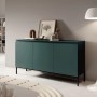 Selsey Sideboard Bemmi 150 cm Dunkelgrün mit Schwarzen Beinen_2
