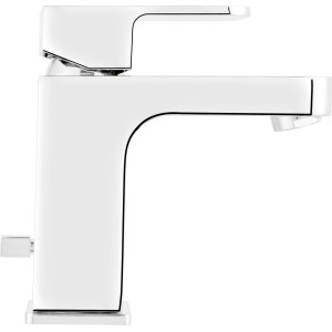 Moderne, eckige baliv Waschtischarmatur WT-220 in Chrom für dein Badezimmer.