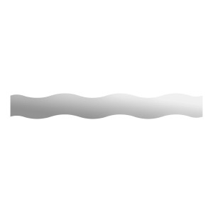 Kristall-Form Wellenspiegel Wave 2, 20x150cm, C-Kante, hochkant