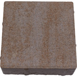 Quadratischer Pflasterstein Modern Sandstein-Schattiert, 15x15x5 cm, für Gehwege und Einfahrten.