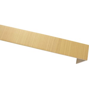 Weiße, 2-läufige Karniese aus Holz, 180 cm lang, für Gardinen.