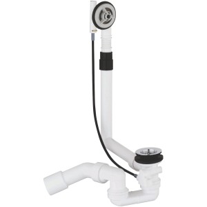 Grohe Talento Wannenab- und Überlaufgarnitur mit Siphon und Ablaufbogen für Badewannen.