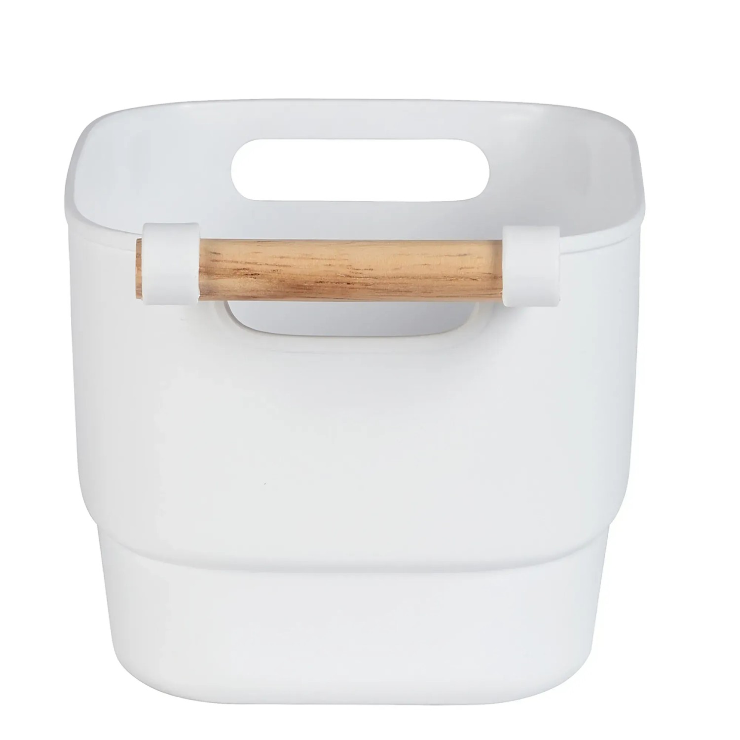 Wenko Organizer Kunststoff mit Holzgriff 14,5 cm x 12 cm x 27 cm Weiß kaufen bei OBI