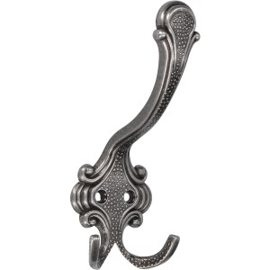 Siro Huthaken 430 Metall Eisen Antik Lochabstand 19 mm