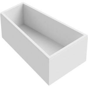 Ottofond Wannenträger Galia I, 170 cm, rechte Ausführung, aus Hartschaum, für Badewannen Montage.