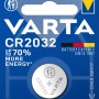 Varta CR2032 Lithium Knopfzelle in kindersicherer Verpackung.